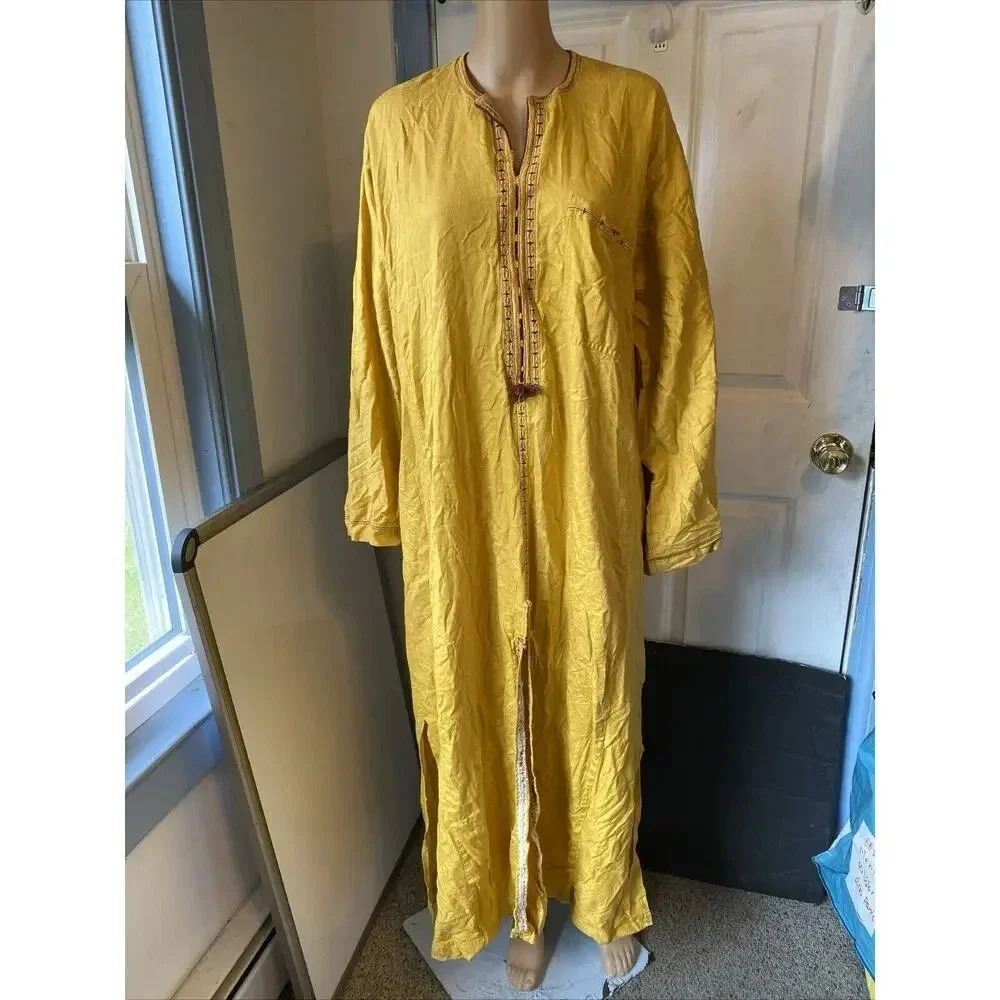 Pakistani Bollywood Salwar Indian Wear Kameez Boho Artsy Gown Party Unisex 1X - Picture 6 of 6
